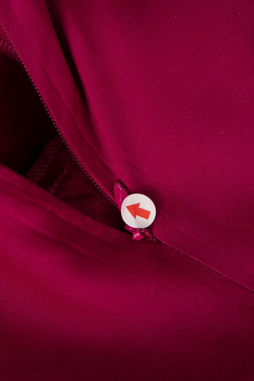 Stella McCartney Knielanges Kleid in Fuchsia Größe S Damen im Angebot