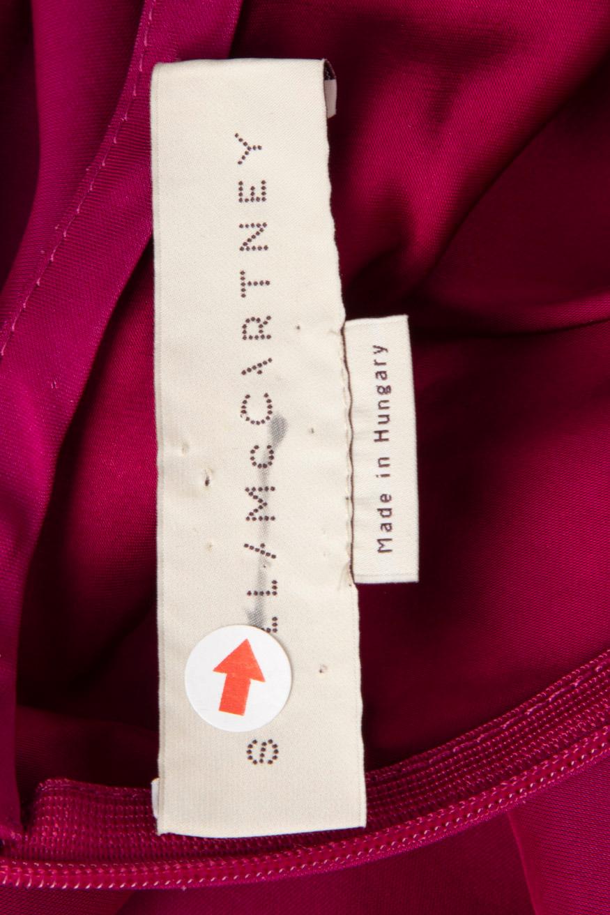 Stella McCartney Knielanges Kleid in Fuchsia Größe S im Angebot 1