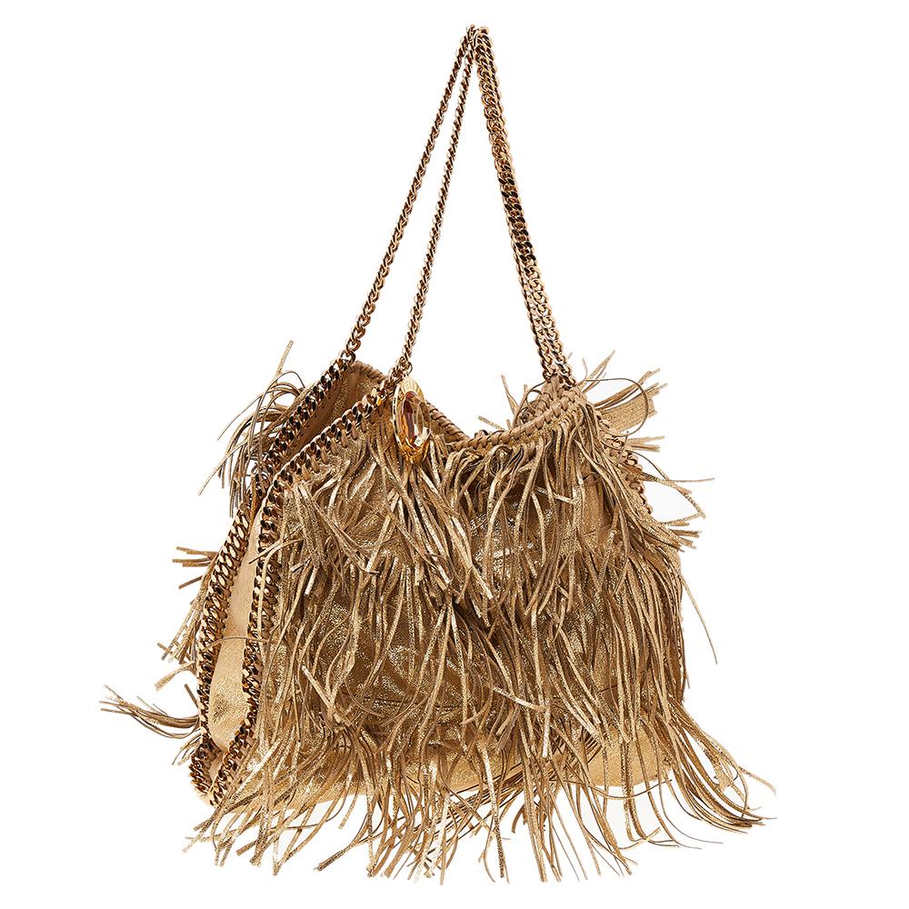 leather bag with fringes