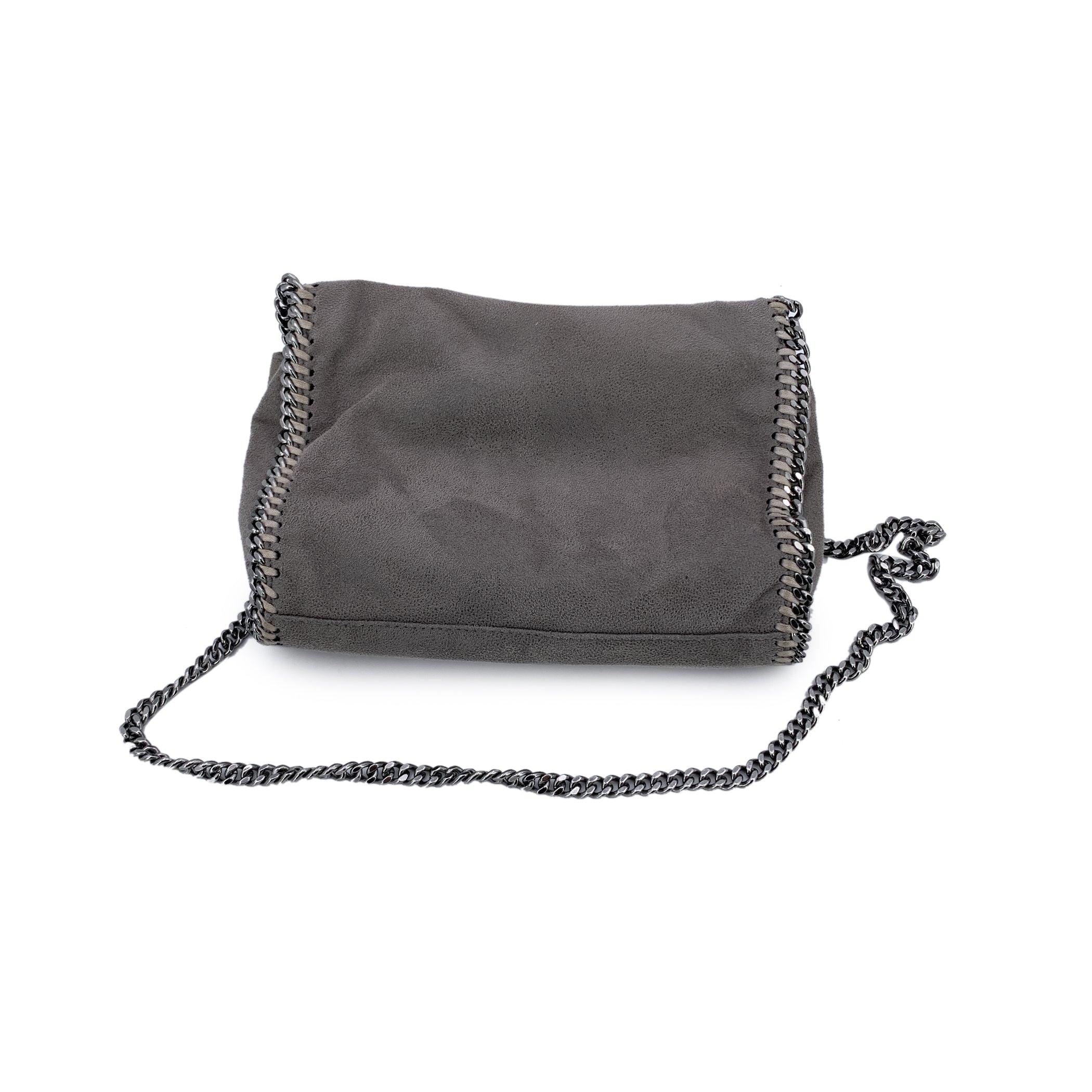 Grigio Stella McCartney - Borsa a tracolla Falabella Flap Crossbody grigia in vendita