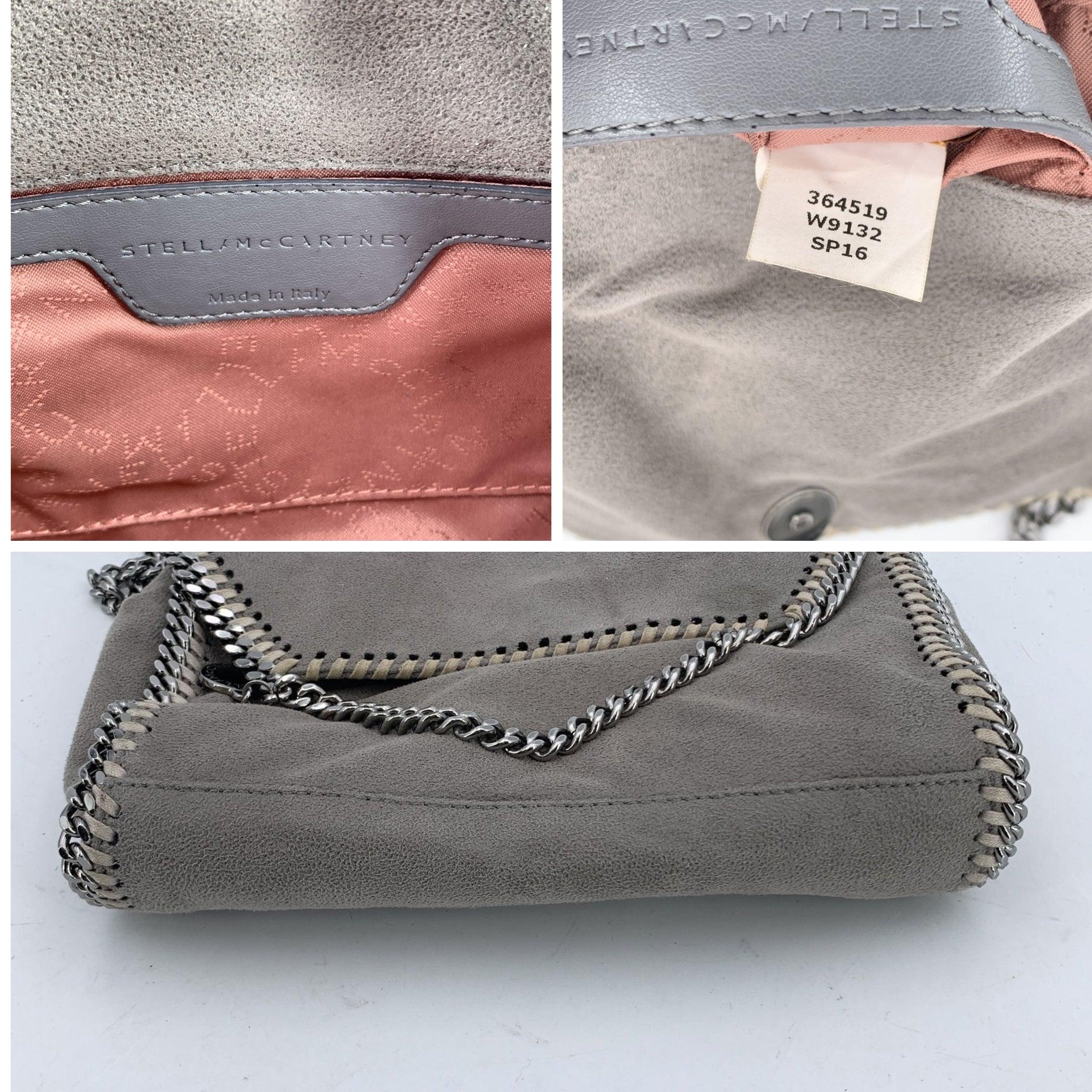 Donna Stella McCartney - Borsa a tracolla Falabella Flap Crossbody grigia in vendita