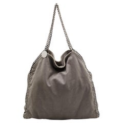 Stella McCartney Falabella-Tasche aus grauem Kunstleder in Grau