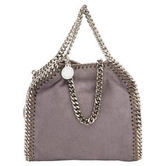 Stella McCartney Grey Faux Suede Tiny Falabella Tote