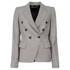 Stella McCartney Grey Houndstooth Blazer Size S