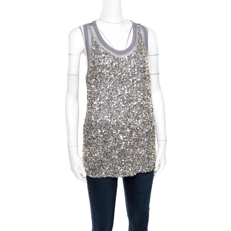 Haut Stella McCartney Lola – Coton Et Soie, Taille 44, Blanc – Occasion Très Bon état