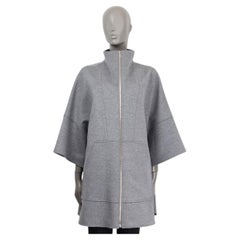 STELLA MCCARTNEY - Lana grigia 2022 CAPPUCCIO CON ZIP - Giacca 40 S