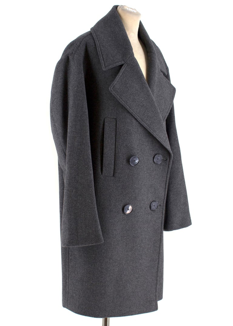 Stella McCartney Grey Wool Coat US 2 at 1stDibs
