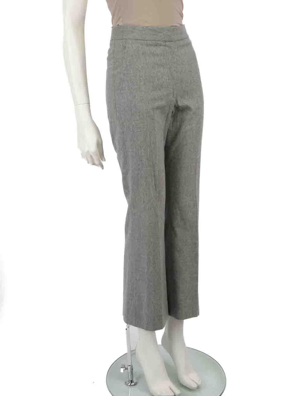 CONDITION is Very good. Minimal wear to trousers is evident. Minimal wear to the waistband, with some slight discolouration around the inside waistband lining on this used Stella McCartney designer resale item.
 
 Details
 Grey
 Wool
 Trousers
