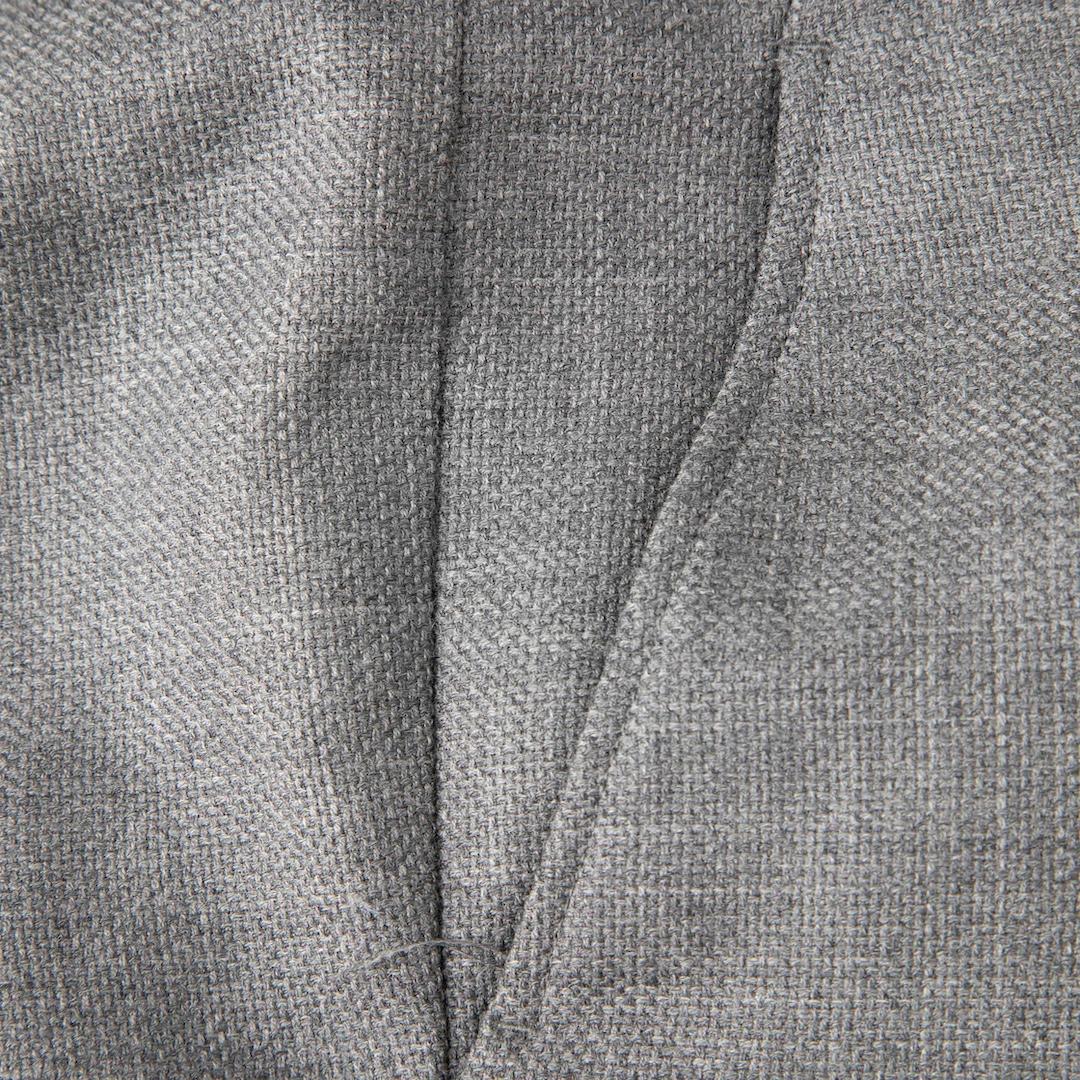 Stella McCartney Grau Wolle Tapered Zip Hose Größe M (Schwarz) im Angebot