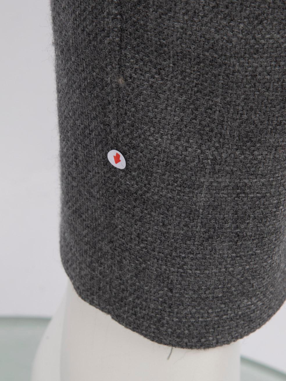 Pantalon en laine grise à fermeture éclair Stella McCartney, taille M en vente 1