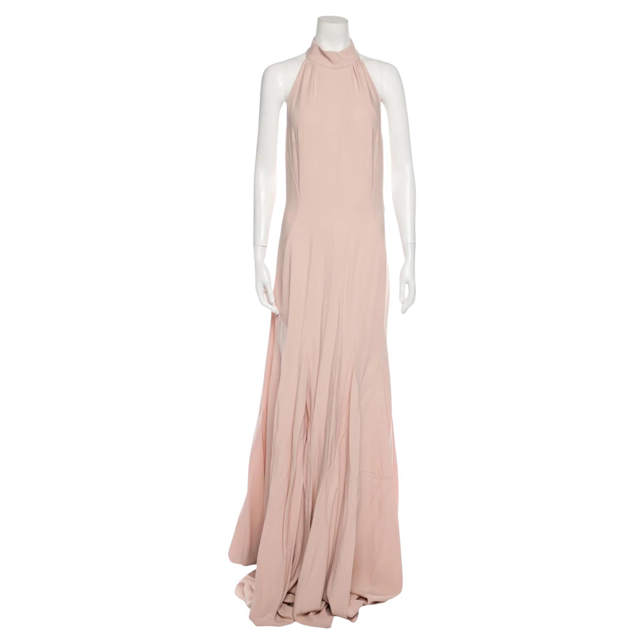Stella Mccartney Halterneck Light Pink Gown (US8)
