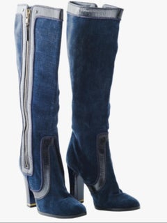 Stella McCartney High Denim Boots - '10s
