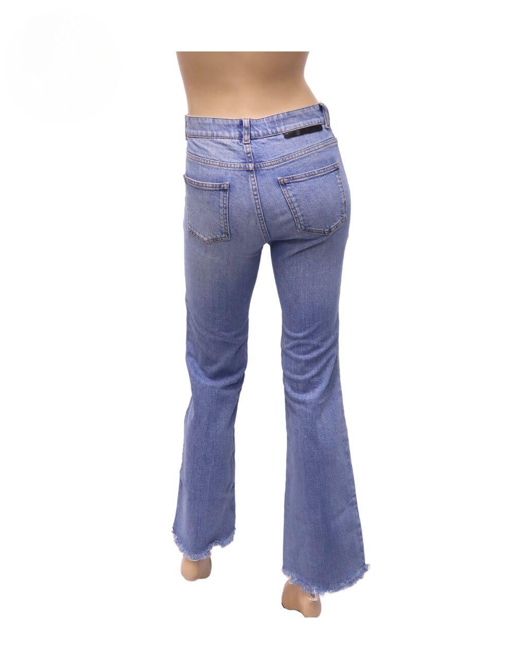 Stella McCartney high-rise flared jeans size EU 36 In Excellent Condition For Sale In Amman, JO