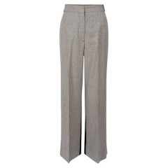 Stella McCartney Houndstooth Wide Leg Trousers Size L