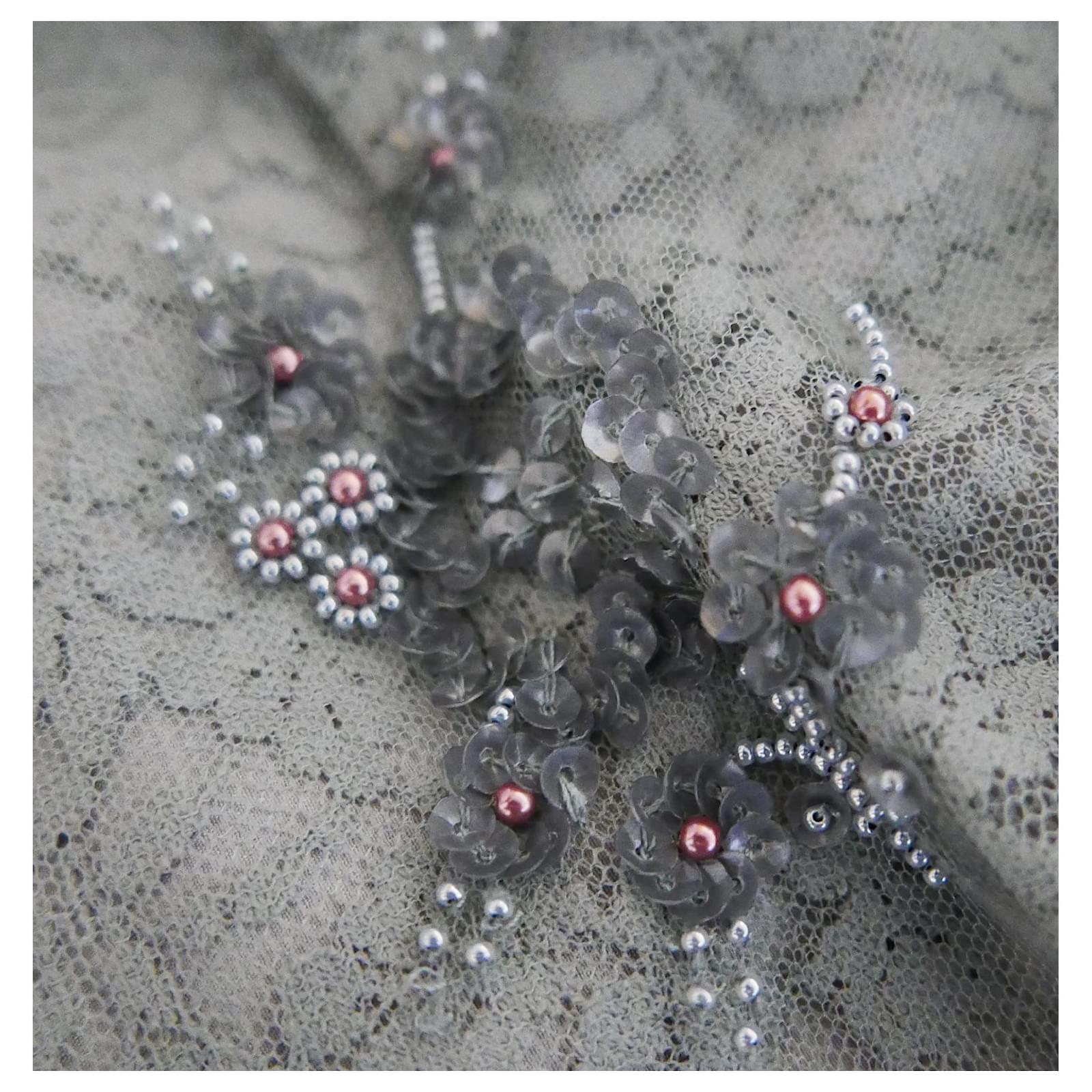 Stella McCartney - Isabella - Jupe en tulle et dentelle avec perles en vente 2