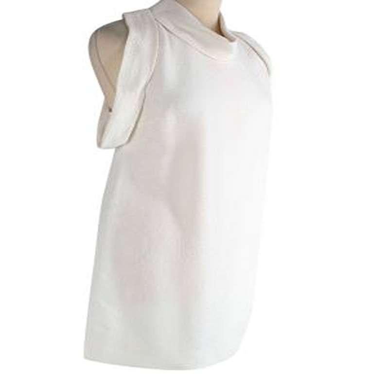 Stella McCartney ivory snakeskin jacquard shift dress In Good Condition For Sale In London, GB