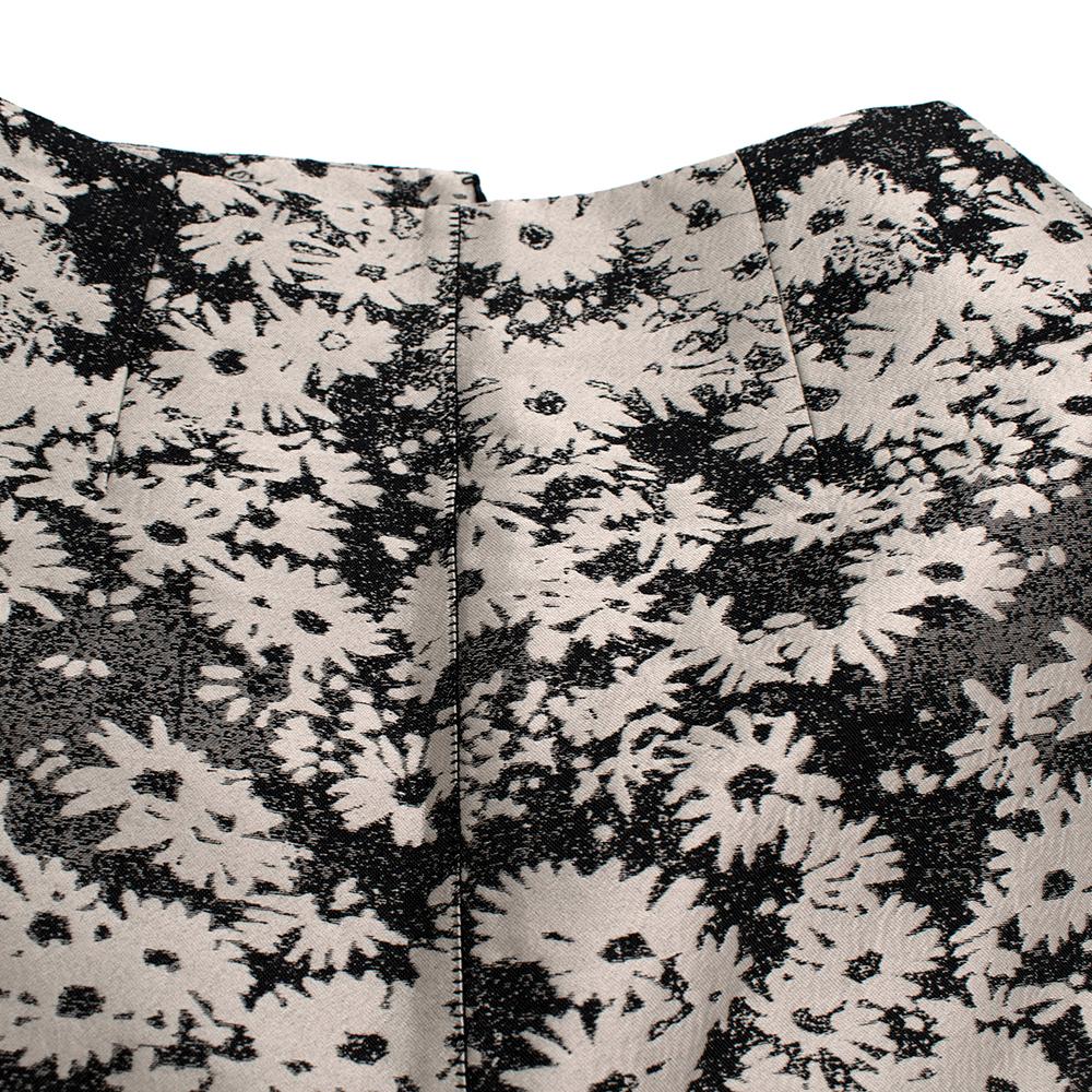Stella McCartney Jacquard Floral Print Strapless Top and Skirt  - Size US 6 For Sale 1
