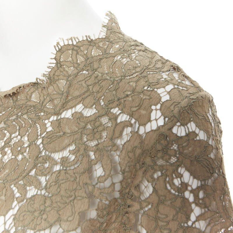 STELLA MCCARTNEY khaki green floral lace short sleeve t-shirt top XS
Reference: LNKO/A01248
Brand: Stella McCartney
Designer: Stella McCartney
Model: Lace top
Material: Others
Color: Green
Pattern: Floral
Closure: Button
Made in: