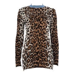 Stella McCartney Leopard Print Long Sleeve Dress Size XXS