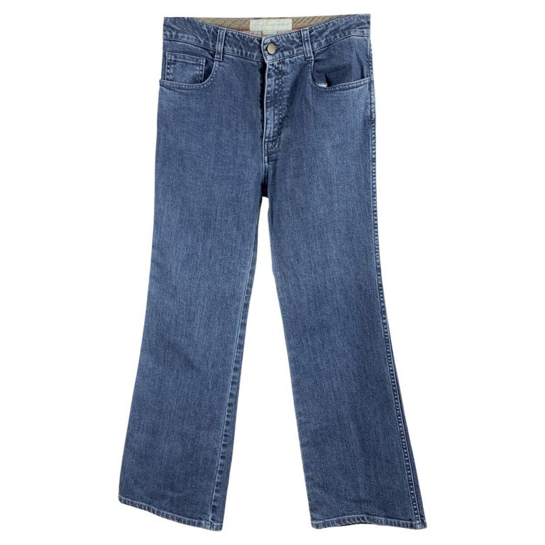 Stella McCartney Light Blue Cotton Denim Jeans Pants Size XS For Sale at  1stDibs