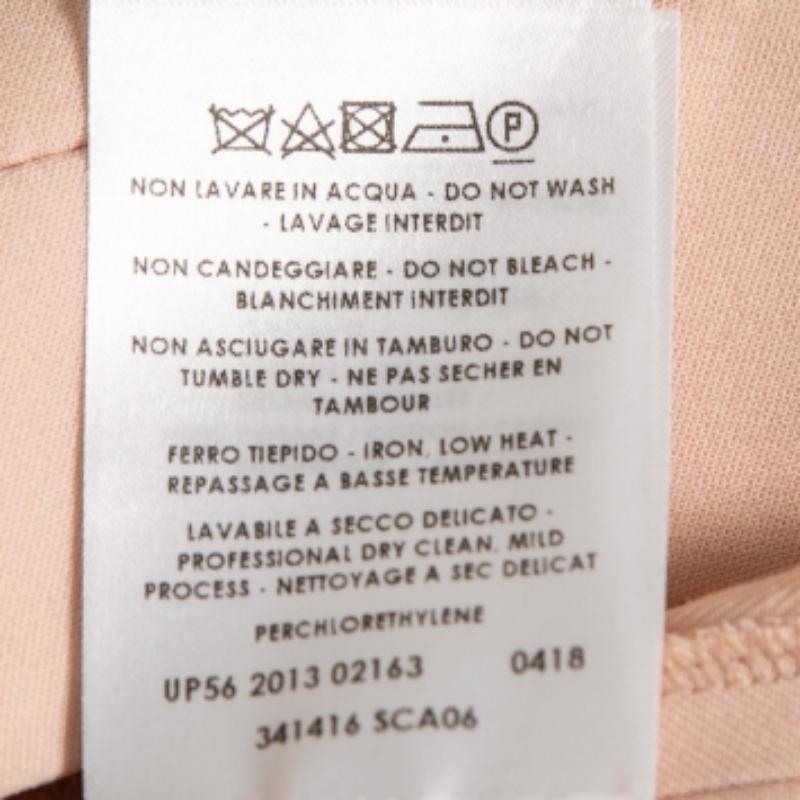 Stella McCartney Pantalones de punto de crepé rosa claro M en Excelente estado para la venta en Dubai, Al Qouz 2