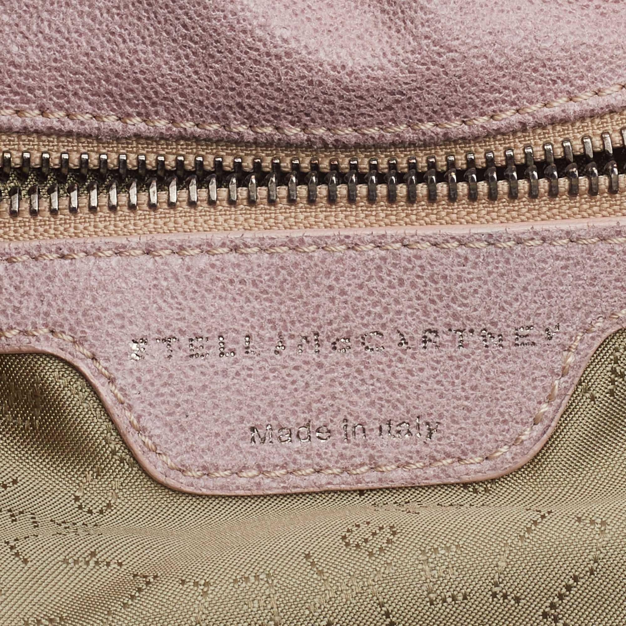 Stella McCartney Light Pink Faux Leather Falabella Tote 6