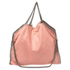 Stella McCartney Light Pink Faux Leather Small Falabella Tote