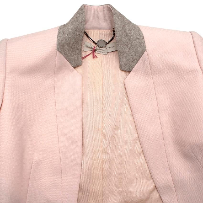 stella mccartney pink blazer