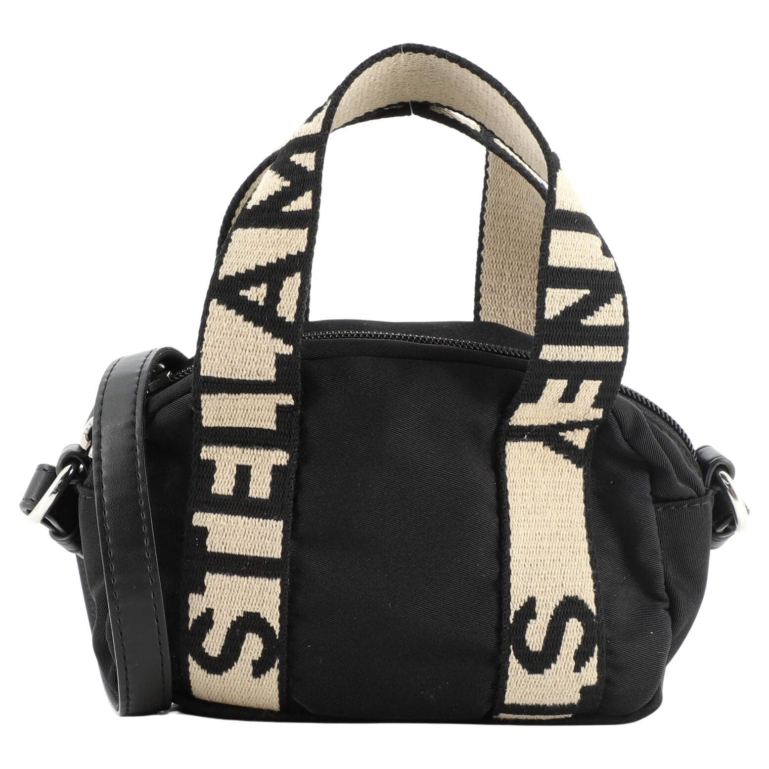 Stella McCartney Logo Boston Bag Nylon Mini