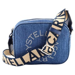 Stella McCartney Logo Camera Bag Denim Mini