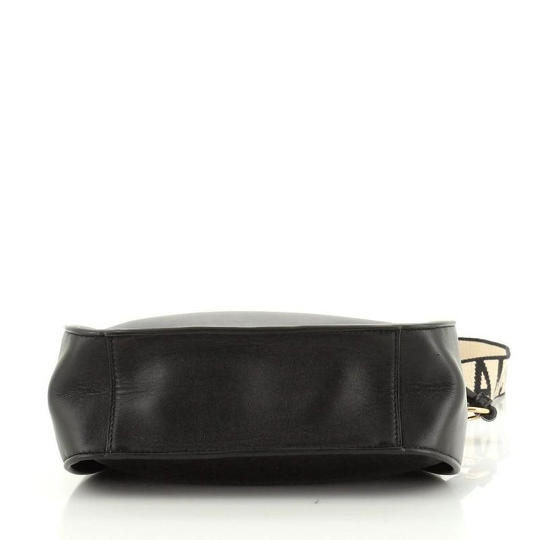 Stella Mccartney Logo Crossbody Bag Perforated Faux Leather Small At 1stdibs