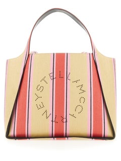Stella McCartney Logo-Embroidered Tote Bag — Multicolor