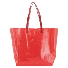 Stella McCartney Logo Tote Printed PVC Medium Stella McCartney Logo Tote Printed PVC Medium