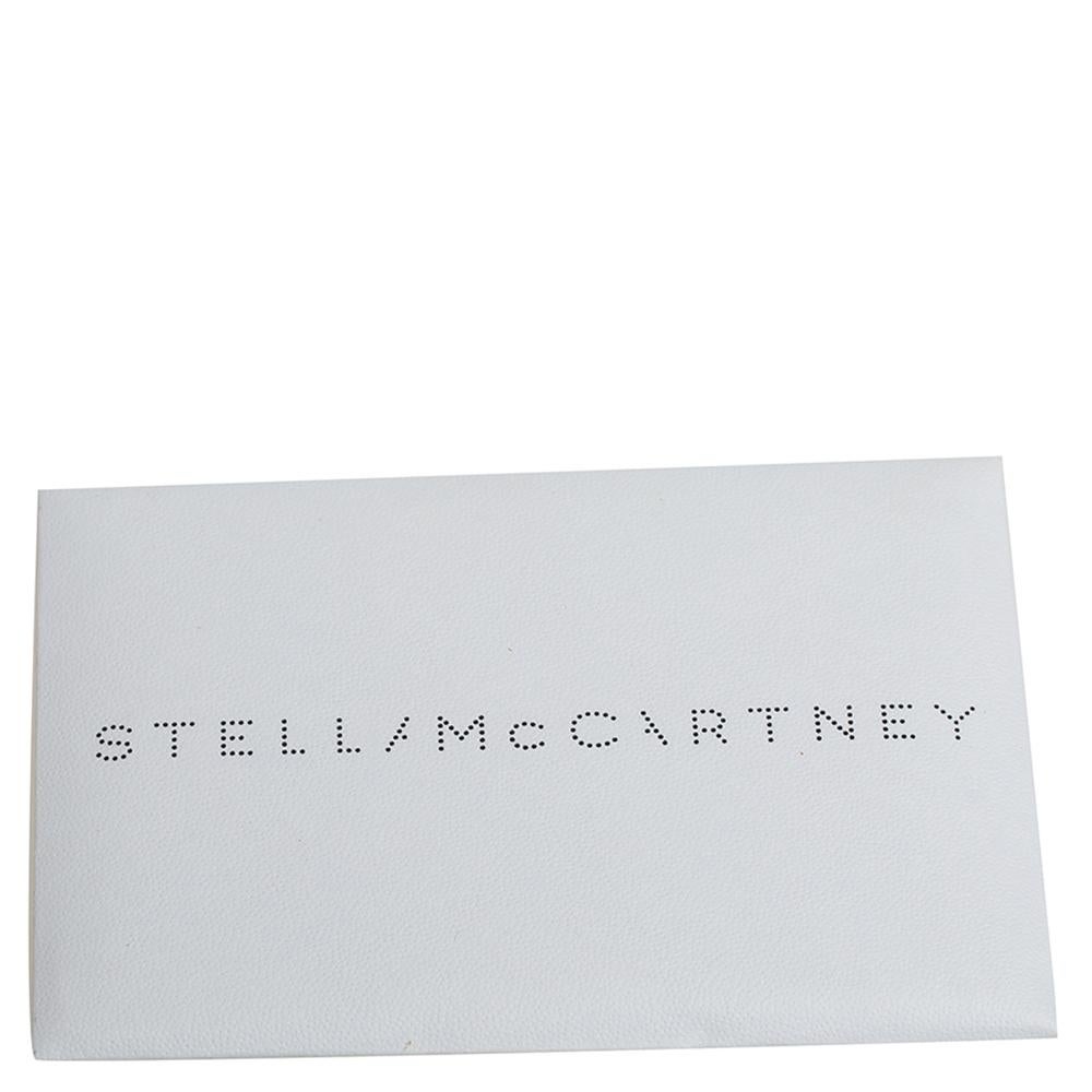 Stella McCartney Metallic Woven Leather Medium Box Shoulder Bag 2