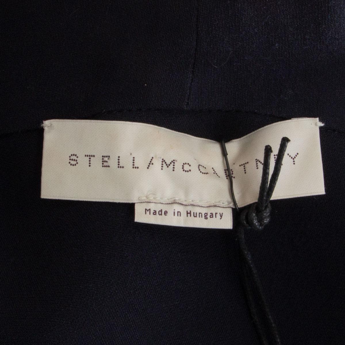 Women's STELLA MCCARTNEY midnight blue viscose Short Sleeve Mini Dress 40 S For Sale