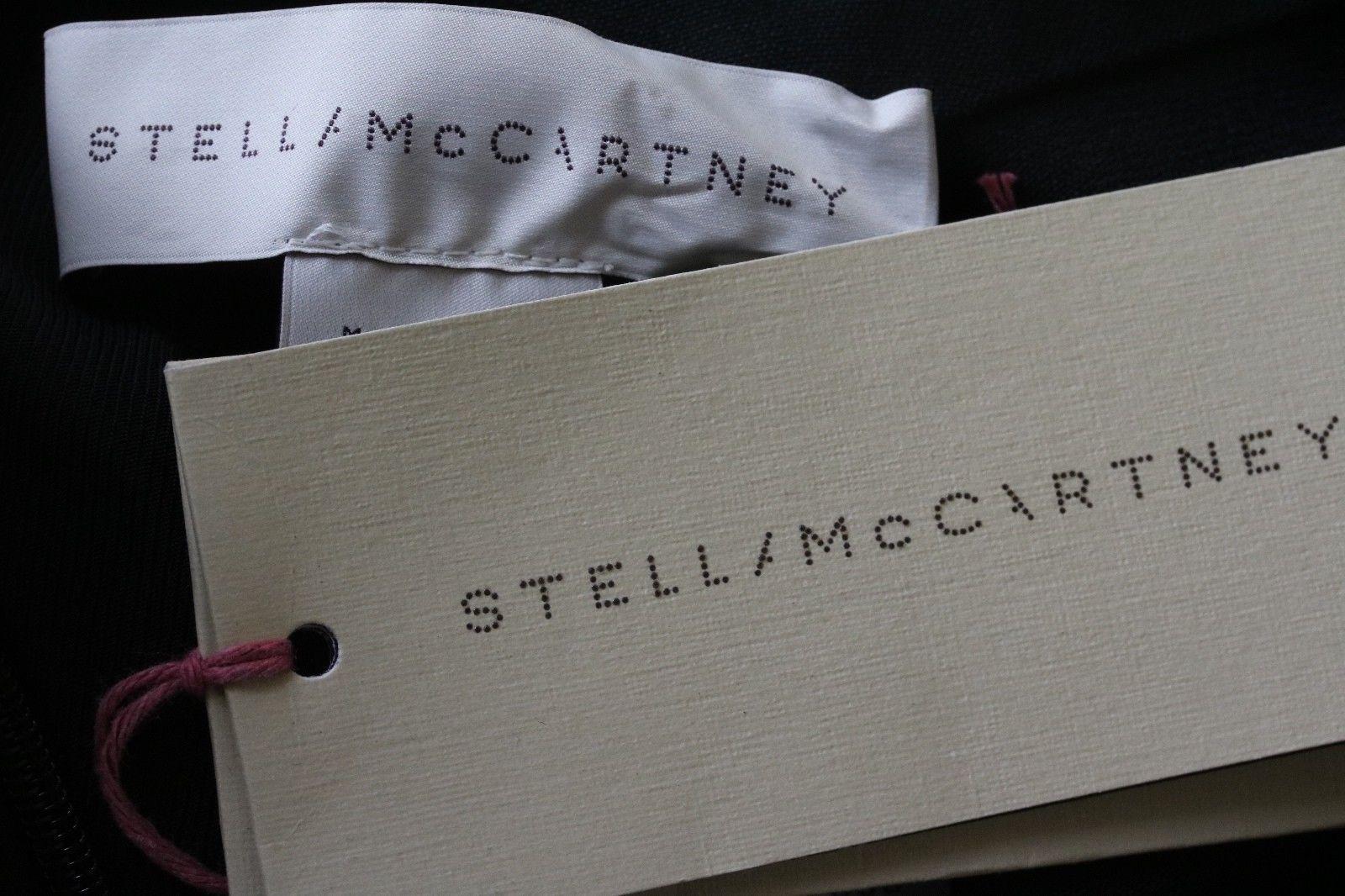 Black Stella McCartney Millie Cady Lace Trim Long Dress
