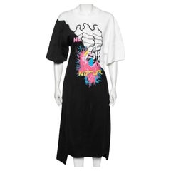 Stella McCartney Vestito in felpa monocromatica in cotone stampato M.