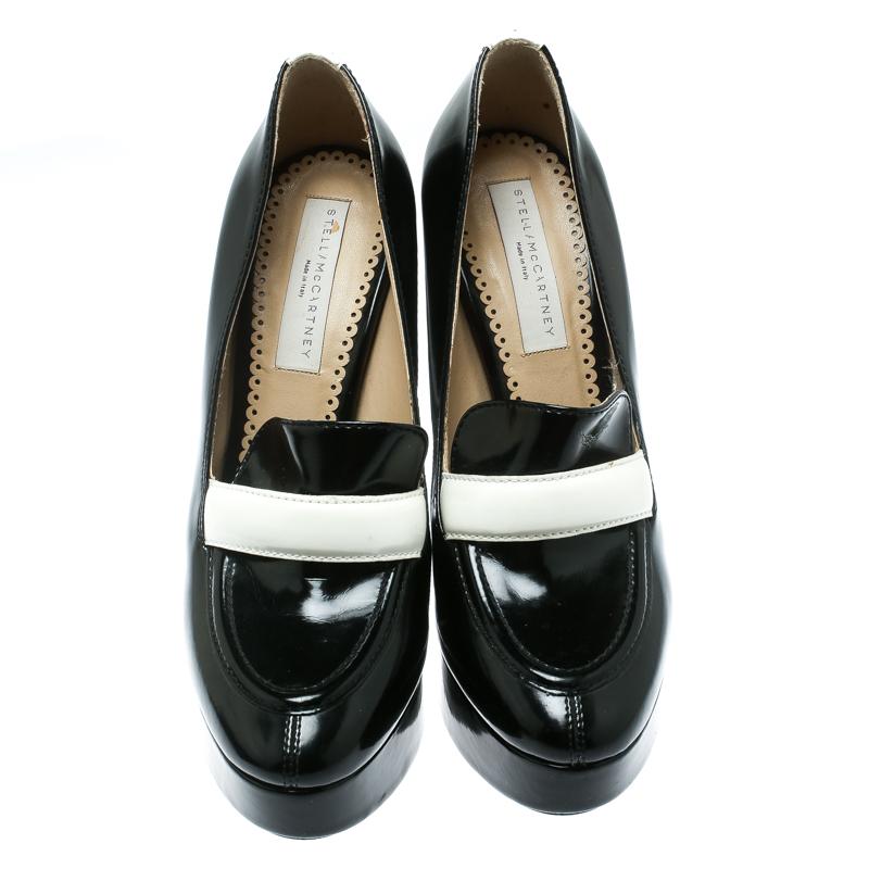 Match your handbag with this pair of faux leather pumps for a fashionable look. Set on platforms and 11 cm heels, these Stella McCartney pumps will accompany your workwear effortlessly. They are stylish and comfortable.

Includes: The Luxury Closet