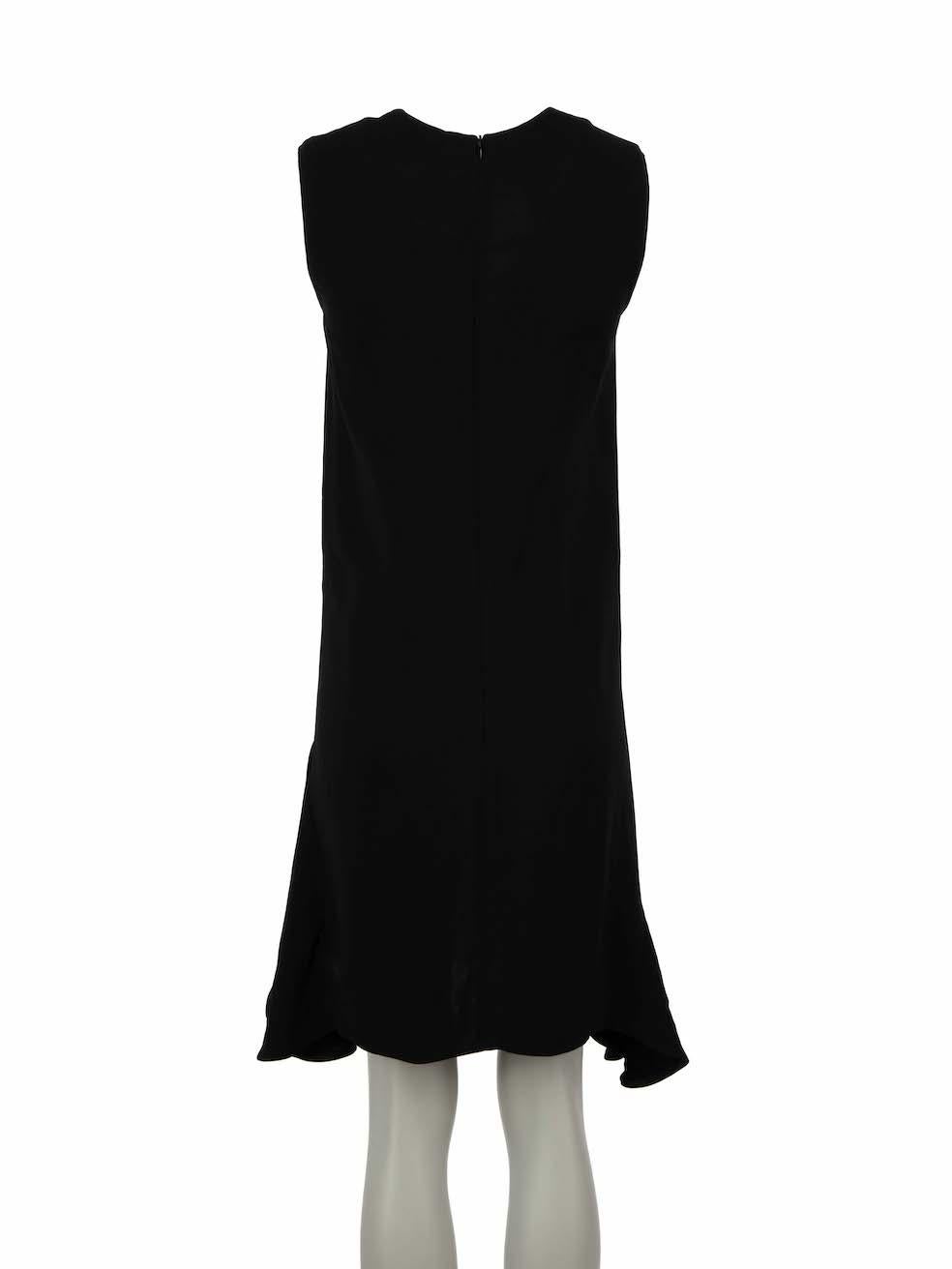 Stella McCartney Monochrome Sleeveless Knee Dress Size XS In Good Condition For Sale In London, GB