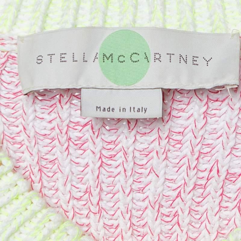 Stella McCartney - Maglione a coste colorblock multicolore S In condizioni ottime in vendita a Dubai, Al Qouz 2