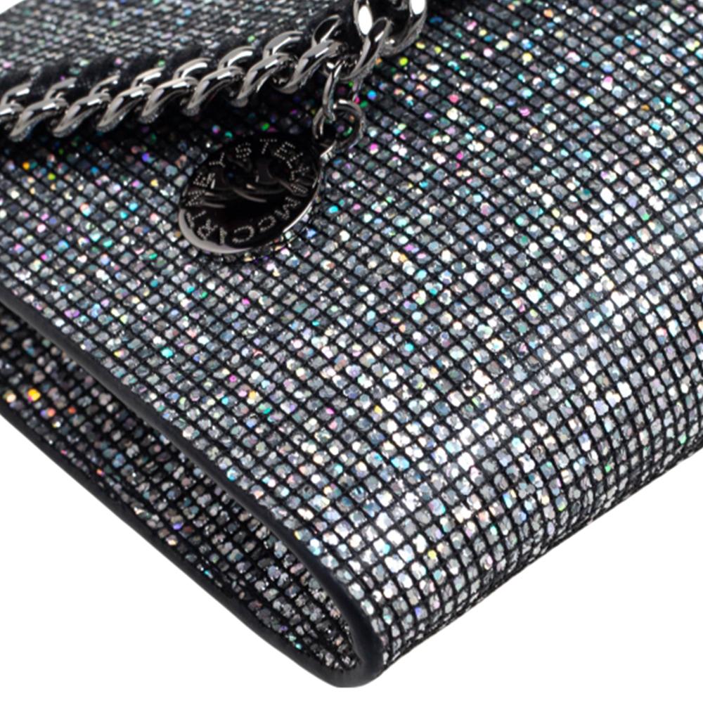 Stella McCartney Multicolor Disco Glitter Mini Falabella Crossbody Bag 3