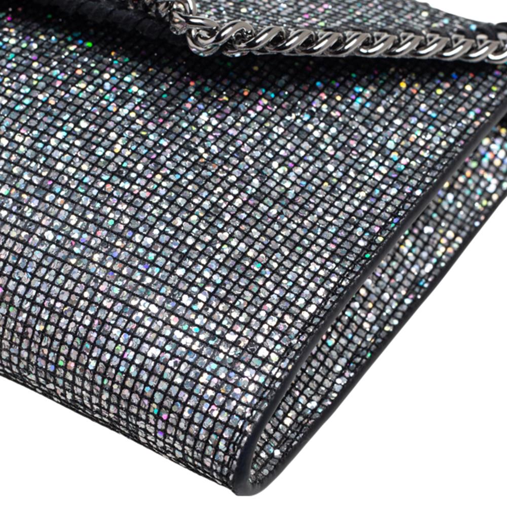 Stella McCartney Multicolor Disco Glitter Mini Falabella Crossbody Bag 1