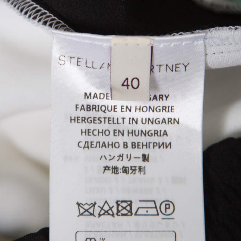 Women's Stella McCartney Multicolor Floral Printed Stretch Knit Kristelle Shorts S