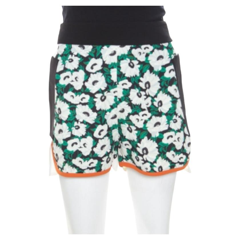 Stella McCartney Short Kristelle en tricot extensible imprimé floral multicolore S