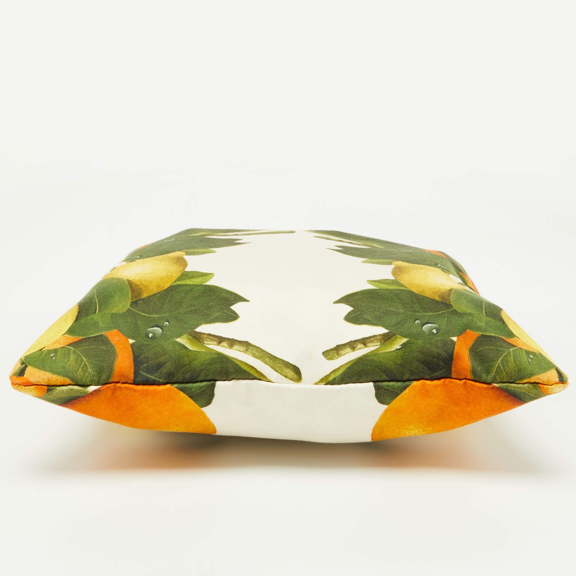 Stella McCartney Multicolor Lemon Print Fabric Tote 2