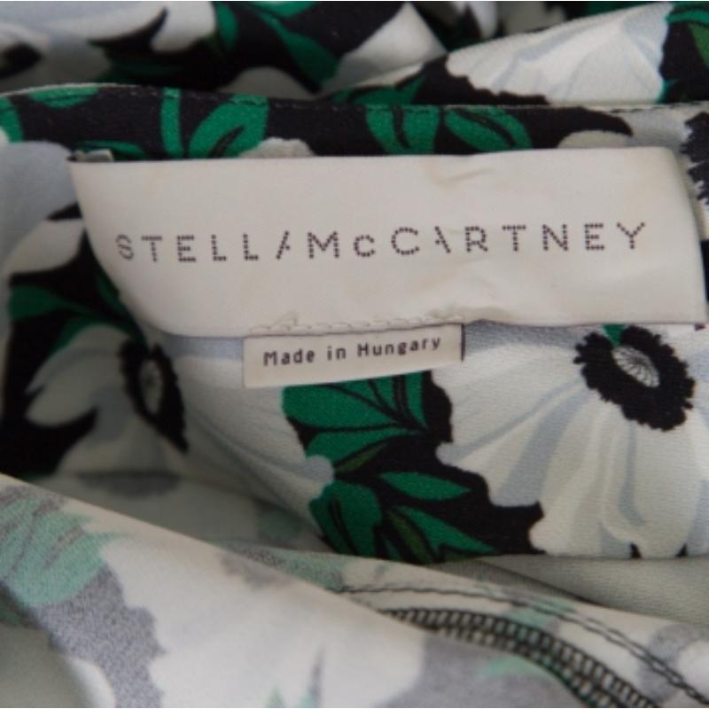 Stella McCartney - Haut Jessie à manches longues imprimé coquelicot multicolore M en vente 1