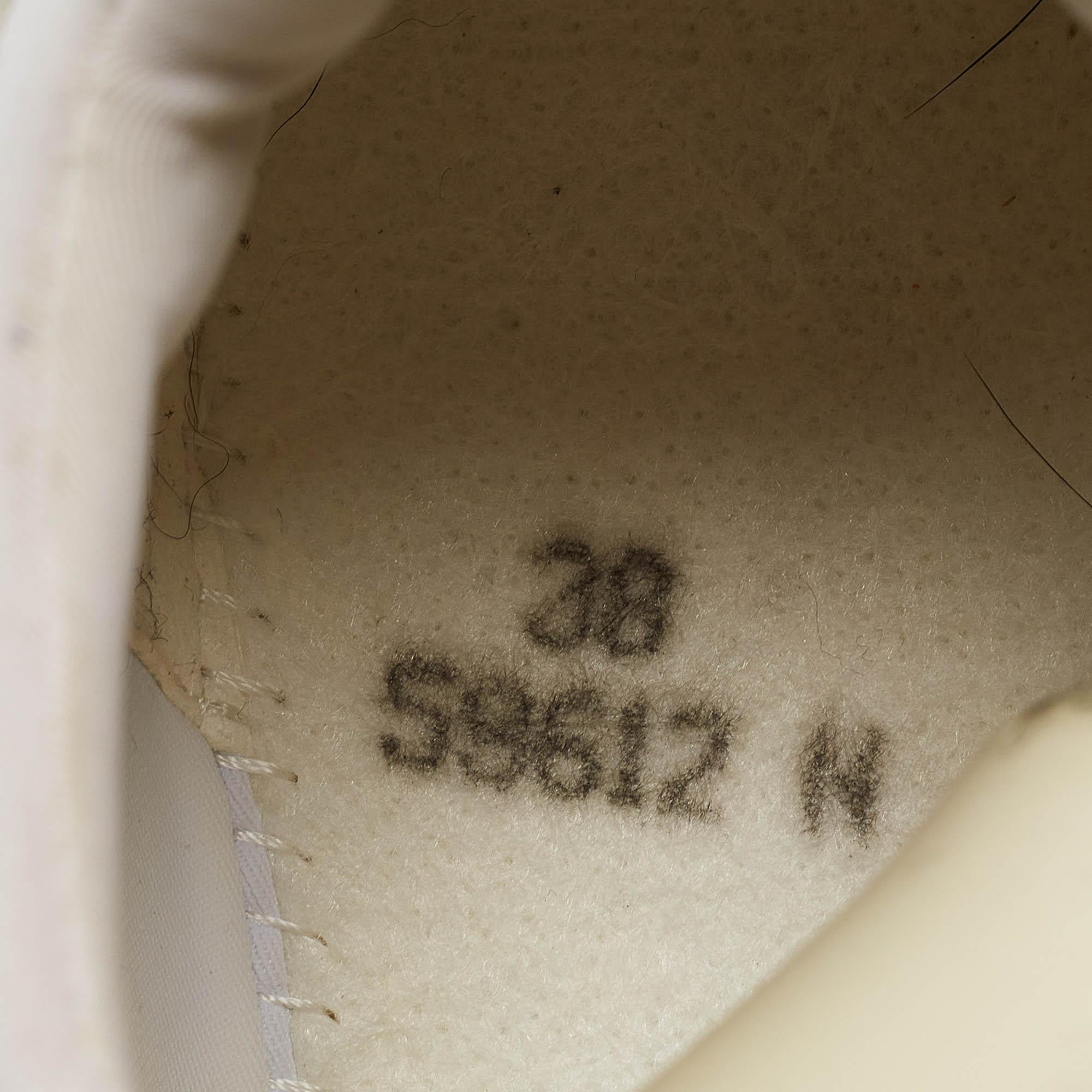Stella McCartney Baskets Eclypse à lacets en daim multicolore et faux cuir, taille 38 en vente 3