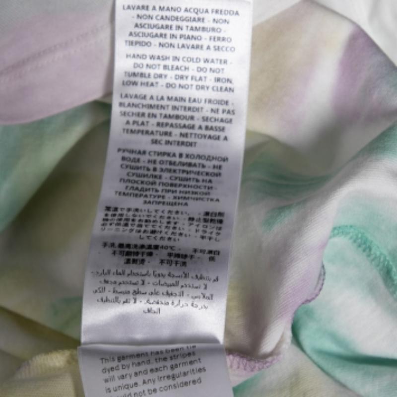 Stella McCartney Multicolored Tie-Dye Printed Cotton Short Sleeve T-Shirt S For Sale 3