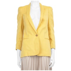 Stella McCartney Mustard Yellow Wool Suit Blazer Size XXS