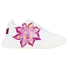 STELLA MCCARTNEY Myfawnwy Loop Sun white vegan chunky graphics sneakers EU38